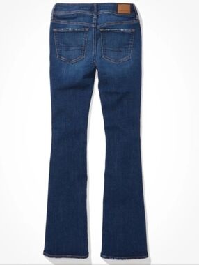 American Eagle Outfitters Dark Blue Bootcut Jeans Kick Boot Jeans 👖 12 short